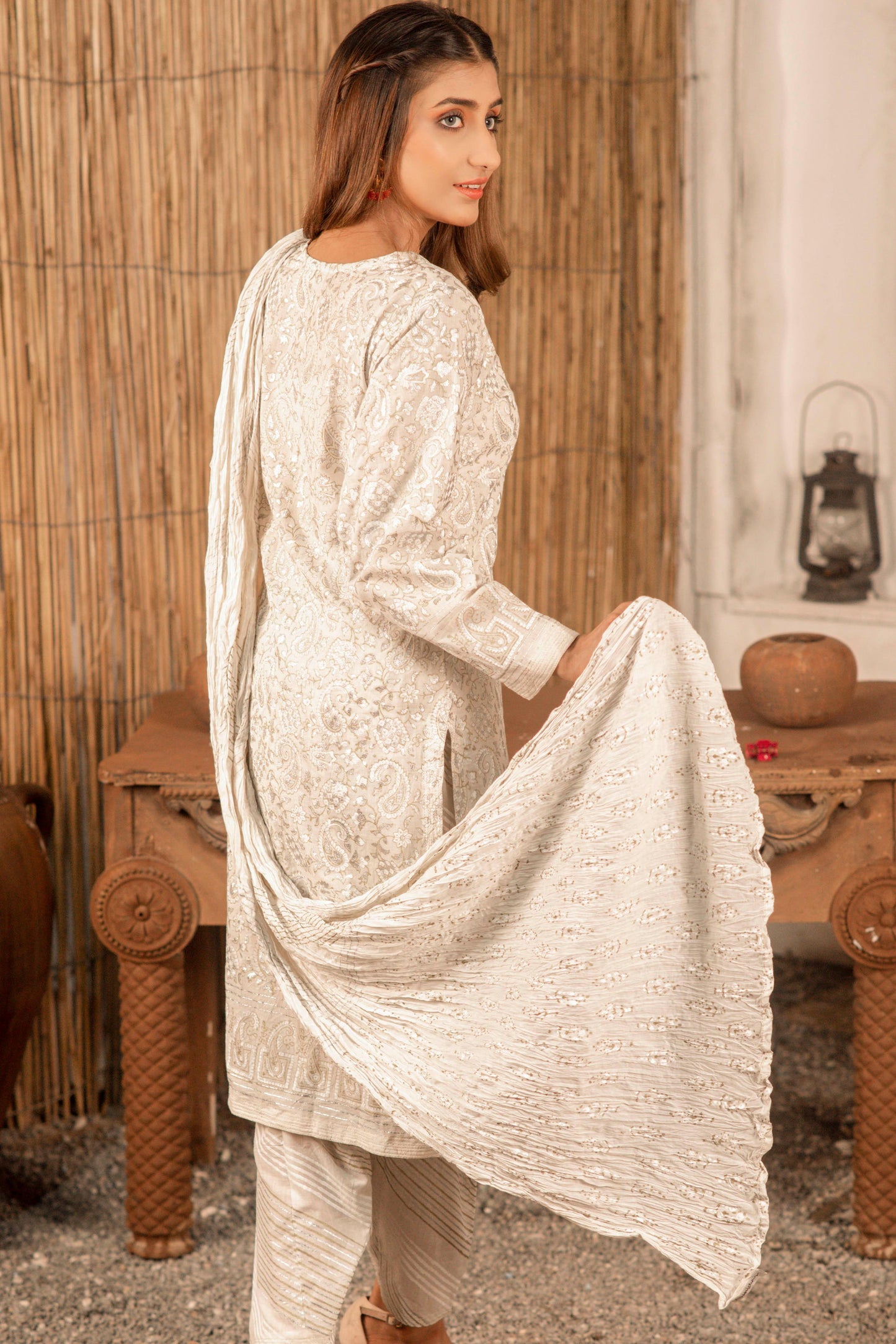 Royal Paisley Made from pure lawn, it's comfortable and lightweight for all-day style - Stitched Collection